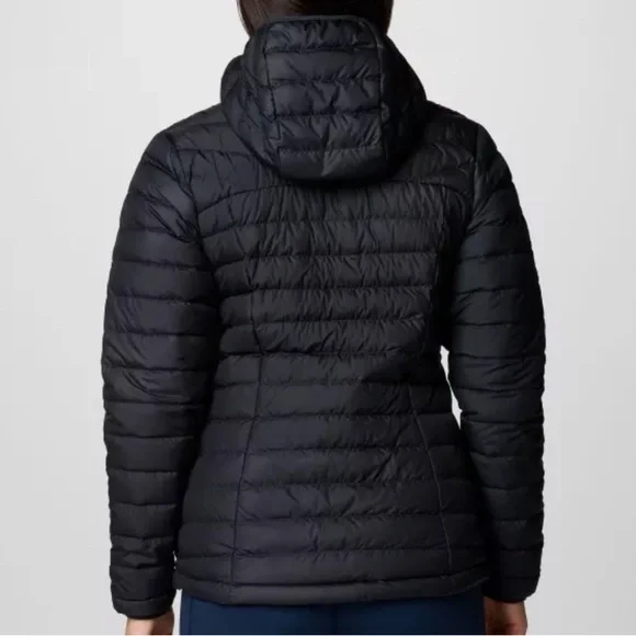 Women’s’ Columbia Coat. New. Westridge-Hooded Down Jacket. Black. Large Coat - Picture 5 of 13